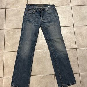 AMERICAN EAGLE Mens Blue Straight Leg Jeans